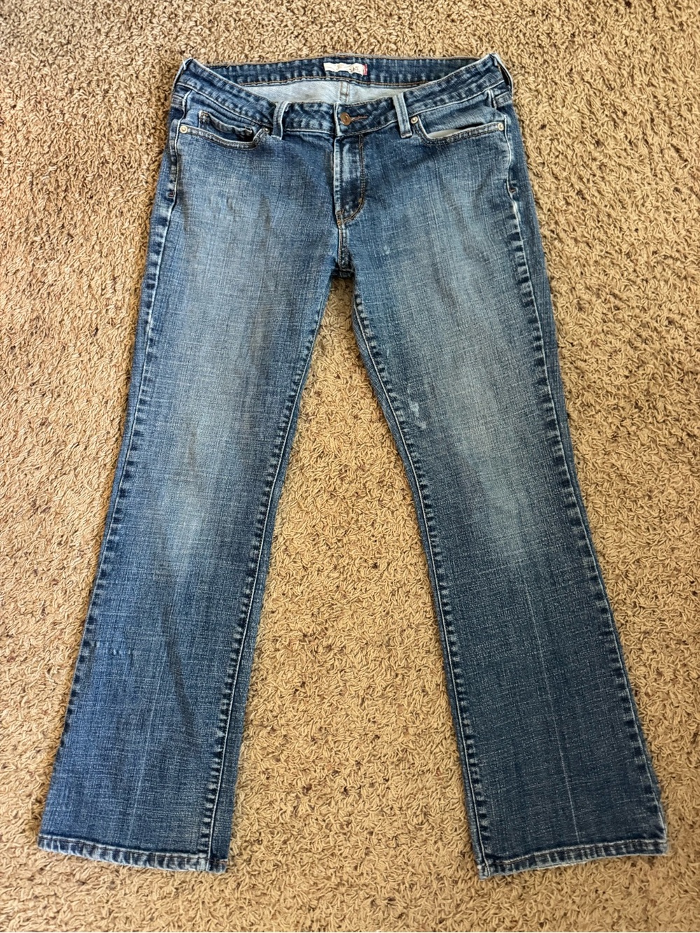 Levi's 545 Low Bootcut Navy Blue Denim Jeans size 12 Medium